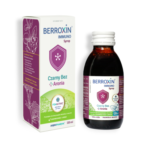 Berroxin Immuno syrop dla dzieci          i dorosłych 120ml AronPharma