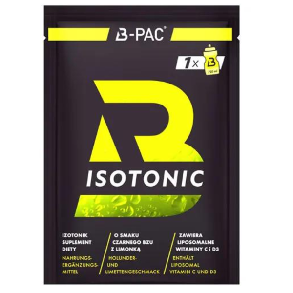 B-PAC Isotonic 35g – saszetka czarny bez  i limonka Aronpharma