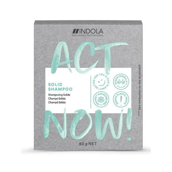 ACT NOW! Solid Shampoo 60g INT