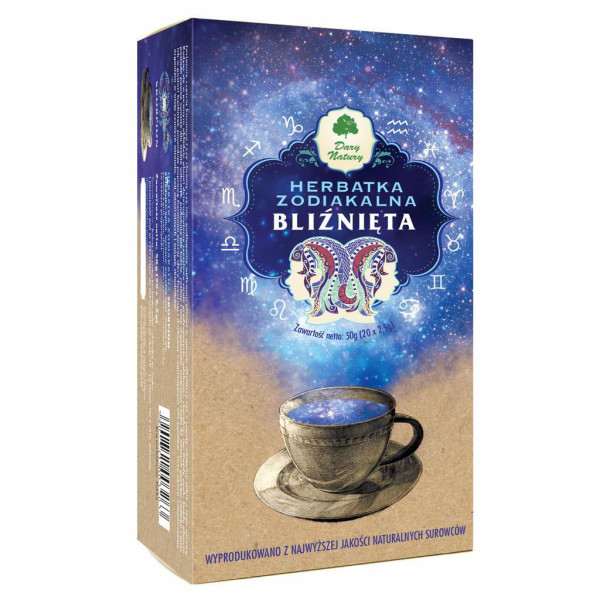 BLIŹNIĘTA - herbatka zodiakalna (20x2,5   g.)  Dary Natury