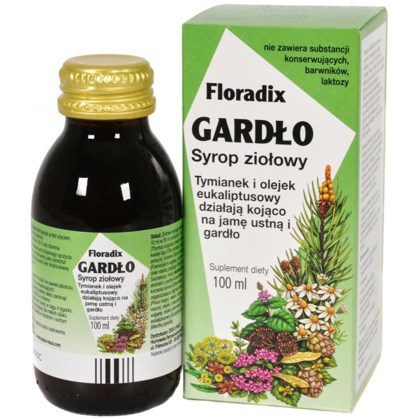 Floradix Gardło Syrop ziołowy 100ml