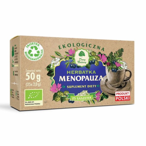 Herbatka Menopauza EKO 25x2g Dary Natury