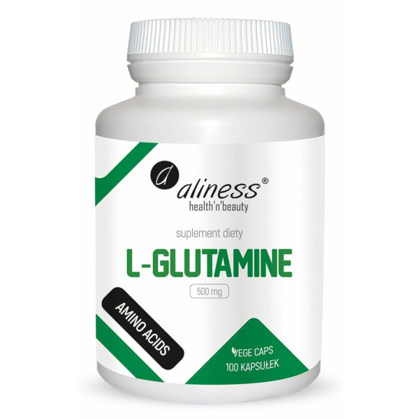 L-glutamine 500mg 100kaps. Aliness
