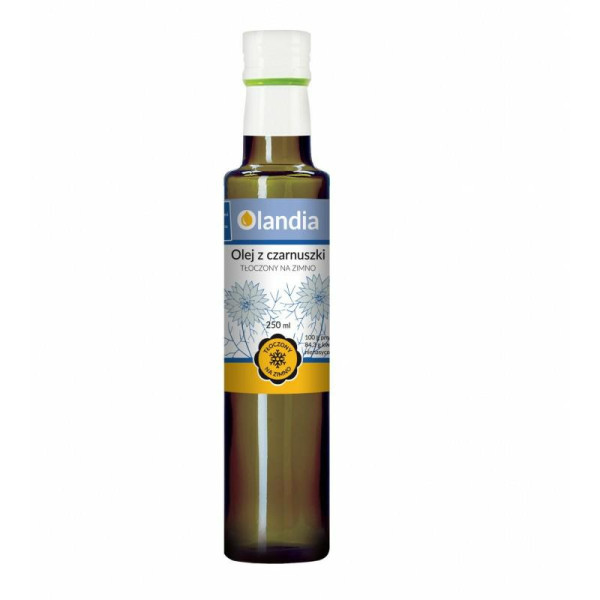 Olej z czarnuszki 250ml zimnotłoczony     OLANDIA