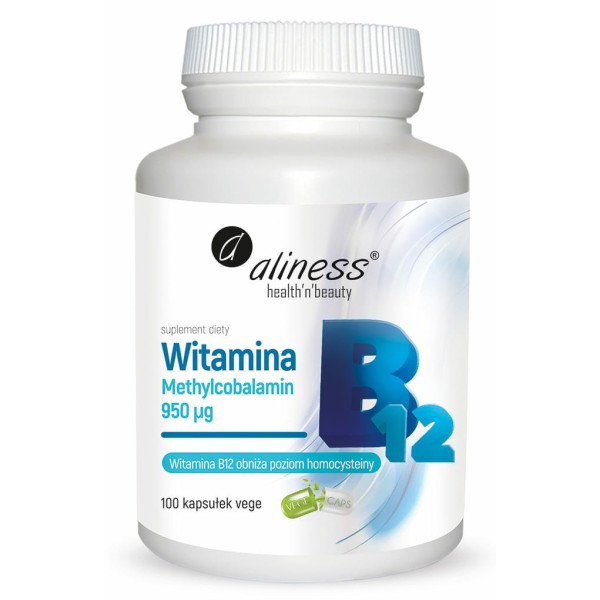Witamina B12 Methylcobalamin 950 x 100    kaps. Aliness