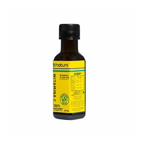 Witamina C 12 000 mg krople ( 100 ml ) B`NATURE