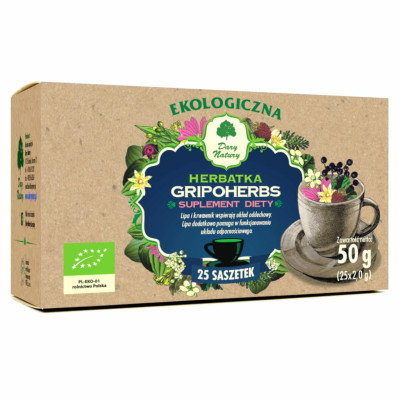 Herbatka Gripoherbs eko 25x2g Dary        Natury