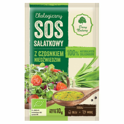 Sos sałatkowy z czosnkiem niedzwiedzim    EKO 15x10g