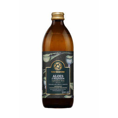 Aloes z miąższem sok 500 ml Herbal  Monasterium