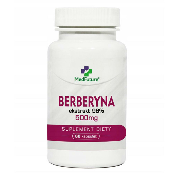 Berberyna ekstrakt 89% 500mg 60kaps  MedFuture