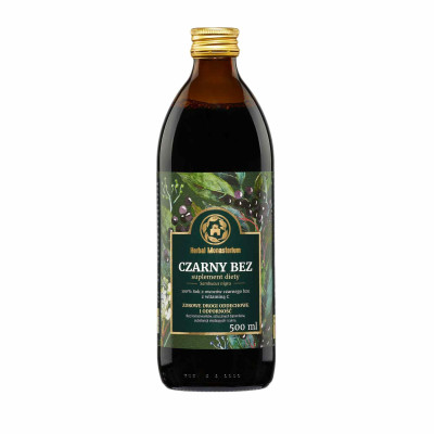 Czarny Bez sok 500 ml Herbal Monasterium