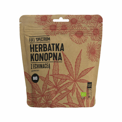 Full Spectrum herbatka konopna  z echinaceą BIO dwupak 80g