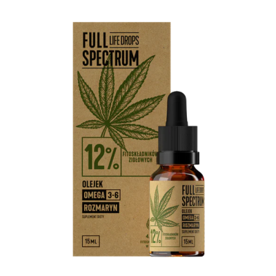 Full Spectrum Olej 12% CBD 15ml Cosma