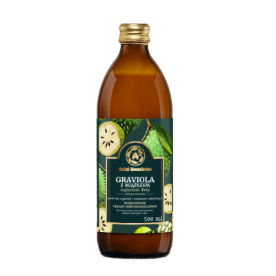 Graviola z miąższem sok 500ml Herbal  Monasterium