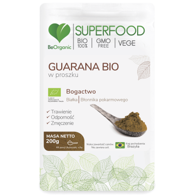 Guarana Bio proszek 200g