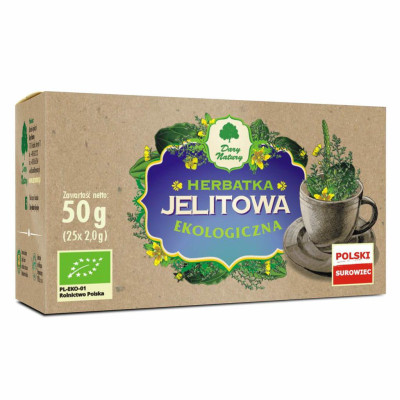 Herbatka Jelitowa EKO 25x2g Dary Natury