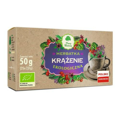 Herbatka krążenie eko 25x2g Dary Natury