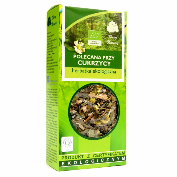 Herbatka Polecana przy cukrzycy 50g Dary  Natury