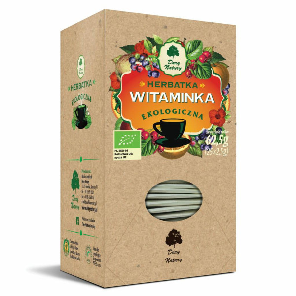 Herbatka Witaminka EKO 25x2,5g Dary  Natury