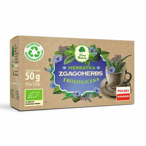 Herbatka Zgagoherbs EKO 25x2g Dary  Natury