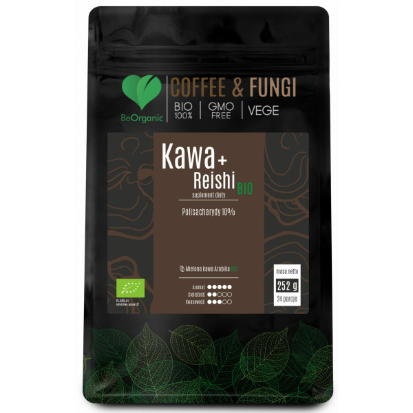 Kawa Arabica mielona + Reishi BIO 252g  BioOrganic