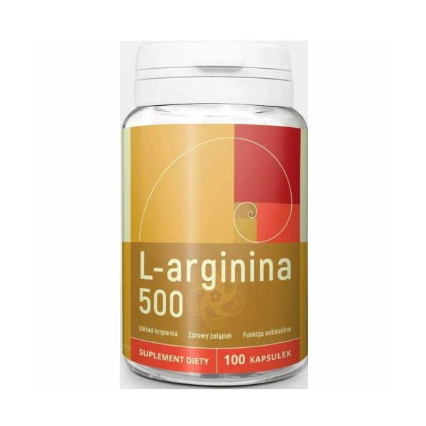 L-arginina 10 kapsułek x 500 mg Nanga