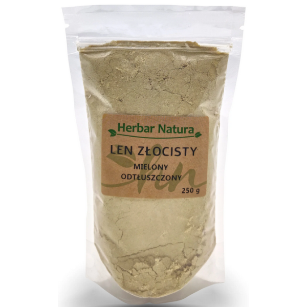 Len złocisty mielony odtłuszczony 250  g Herbar