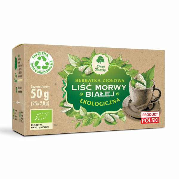 Morwa biała liśc eko 25x2g Dary Natury