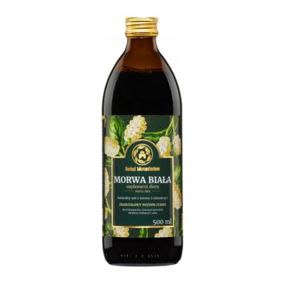 Morwa biała sok 500ml  Herbal  Monasterium