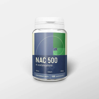 NAC 100 kapsułek x 500 mg Nanga