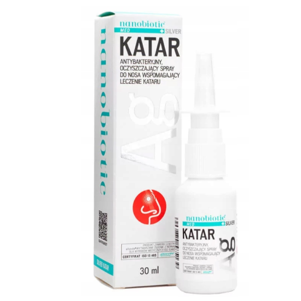 Nonobiotic silver katar spray do nosa 30 ml Nano tech