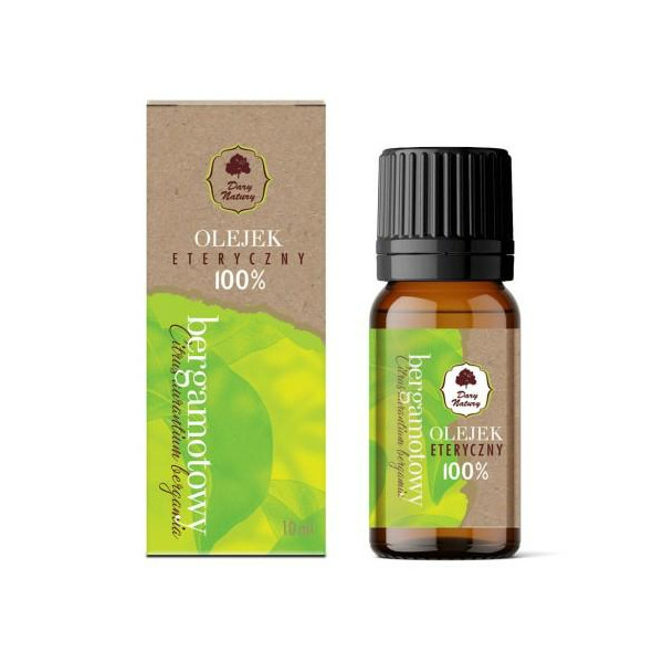 Olejek eteryczny bergamotkowy 100% 10ml  Dary Natury