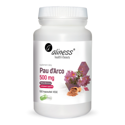 Pau dArco 500mgx100vege kaps Aliness