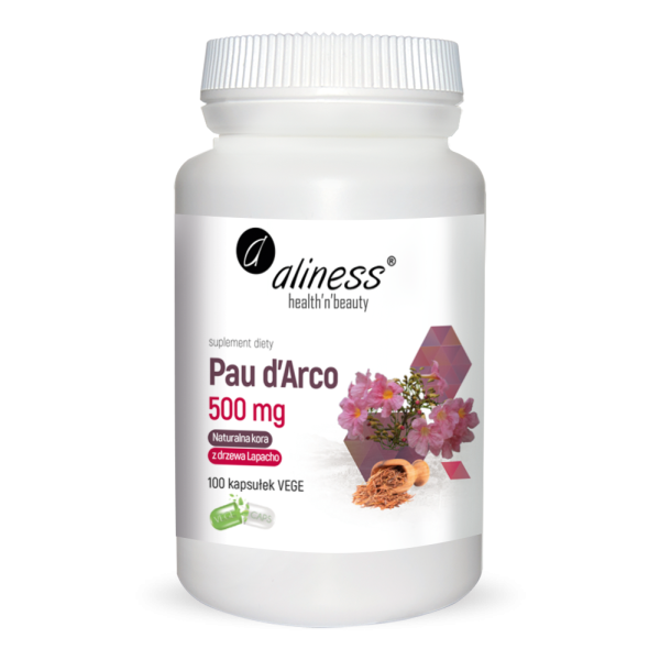 Pau dArco 500mgx100vege kaps Aliness