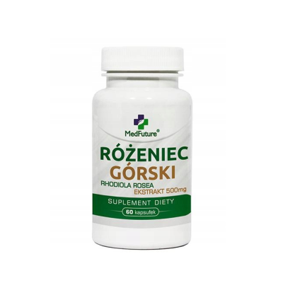 Różeniec Górski ekstrakt 500mg 60 kaps.  MedFuture