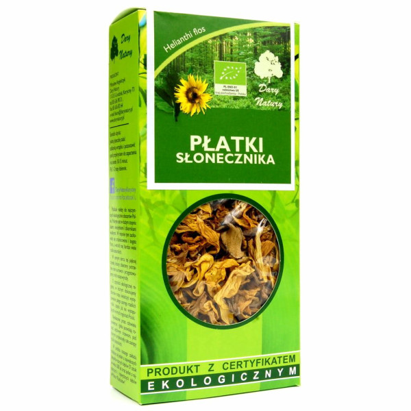 Słonecznik płatki EKO 25 g - Dary Natury