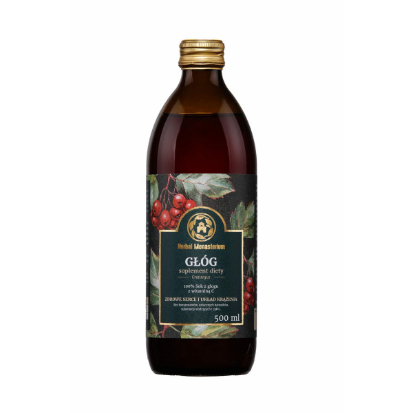 Sok głóg 500ml Herbal Monasterium