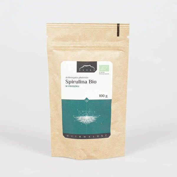 Spirulina bio w proszku 100g Nanga