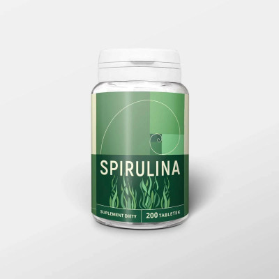 Spirulina w tabletkach 500mg 400sztuk  Nanga