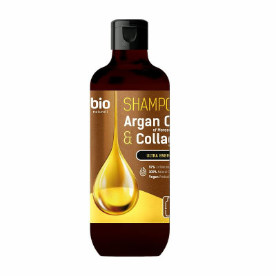 Szampon Marokański Argan i Kolagen 355ml  Bio Naturell