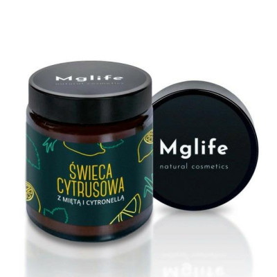 Świeca cytrusowa z miętą i cytronellą  120ml