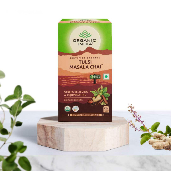 Tulsi Masala Chai 25 saszetek Organic  India