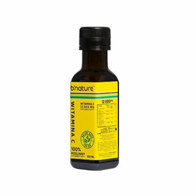 Witamina C 12 000 mg krople ( 100 ml ) B`NATURE