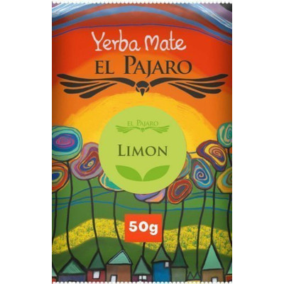 Yerba Mate El Pajaro Limon 50g