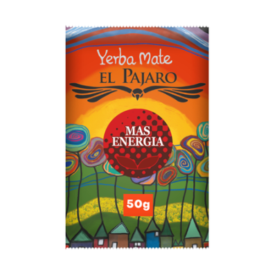 Yerba mate El Pajaro- Mas Energia 50g