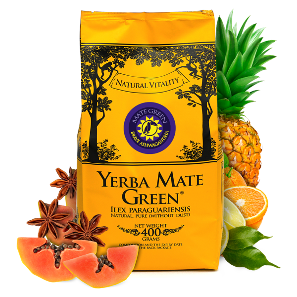 Yerba Mate Green Brave Ashwagandha 400 g