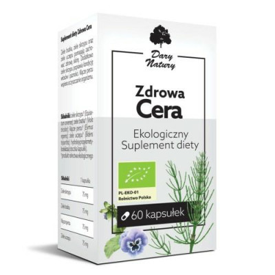 Zdrowa cera EKO 60 kapsułek Dary Natury