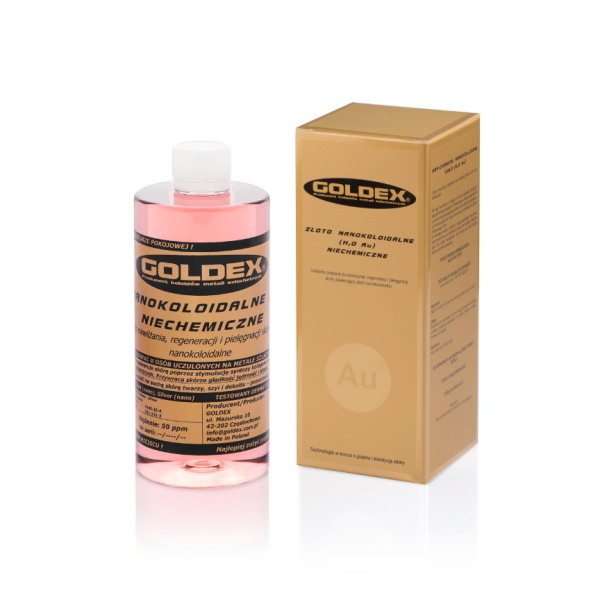 Złoto Nanokoloidalna 500 ml Goldex