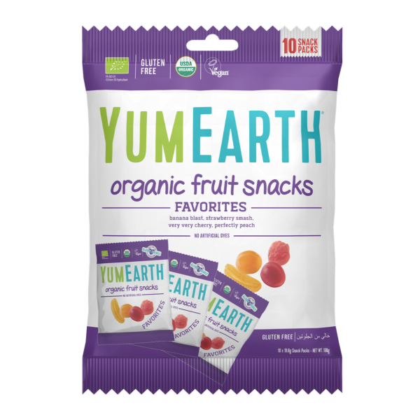 Żelki bez żelatyny EKO 10x19,8g YumEarth  Fruit Snacks