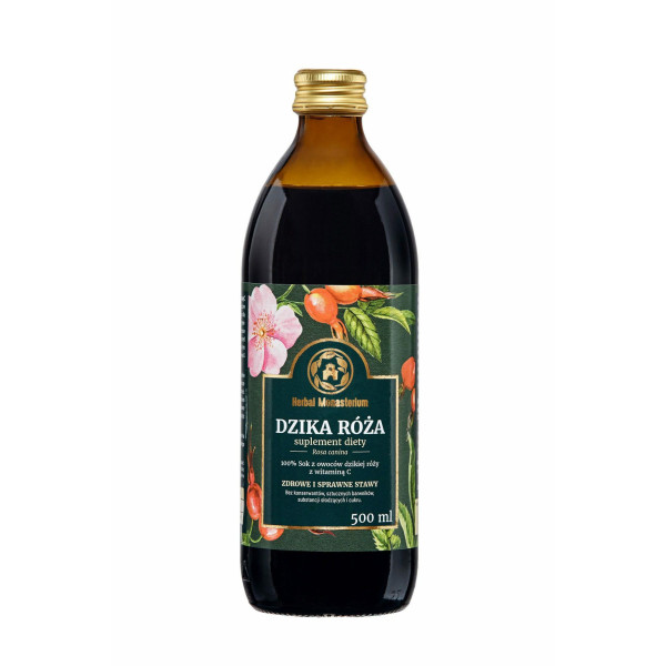 Dzika Róża sok 500 ml Herbal Monasterium